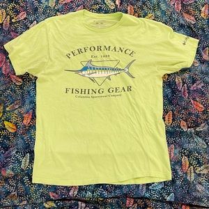 Columbia PFG Performance Fishing Gear T-Shirt Size Large